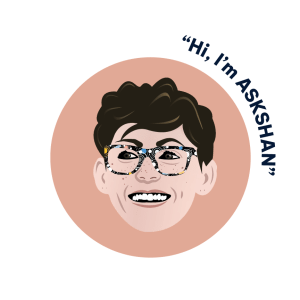 ASKSHAN Logo - SHAN founder of TWT with space patterned glasses